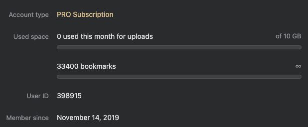 Screenshot showing a count of 33400 bookmarks